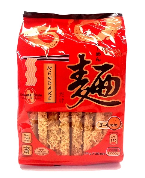 Mendake oriental style noodles - 1 kg.